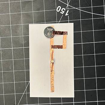 When that didn't work, I tried putting the tape down another way.