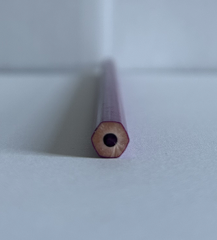 The pencil crayon is a hexgonal prism.