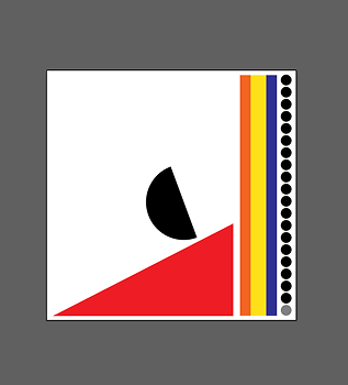 I added a black half circle to represent me being a night owl.